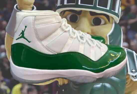 Air Jordan 11 “Michigan State” PE 亮相