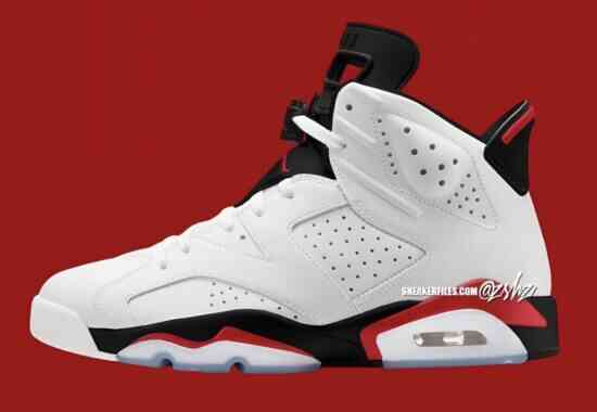 Air Jordan 6 “白色/火红色 “2025 年春季发布