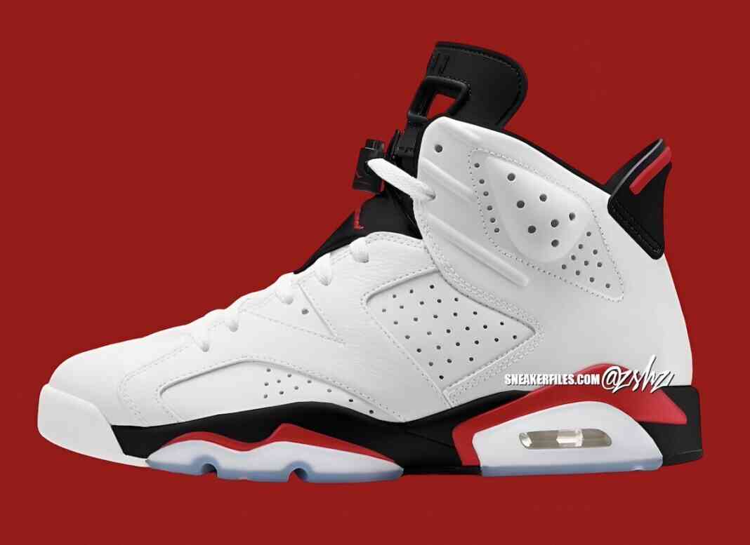 Air Jordan 6 “白色/火红色 “2025 年春季发布