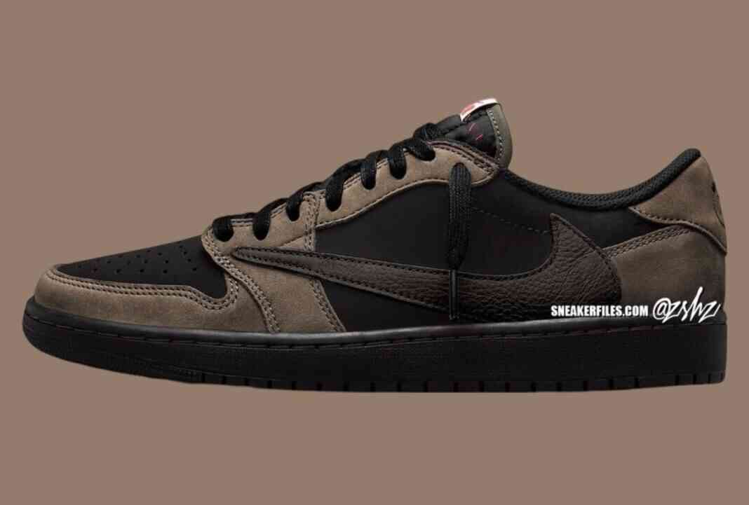 特拉维斯-斯科特 x Air Jordan 1 Low OG “天鹅绒棕色 “2025 年春季发布