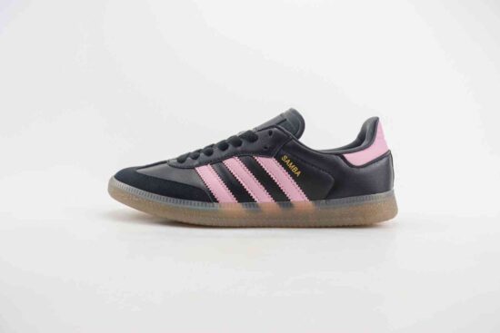 INTER MIAMI CF x adidas originals Samba 长鞋舌 三叶草 桑巴 IH8157 黑粉