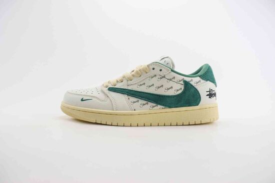Stussy x Air Jordan AJ1 Low 低帮文化休闲板鞋 货号：YQ2088-669