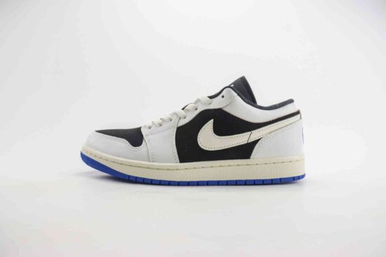 Nike Air Jordan AJ1 Low “Quai 54” 低帮 黑白蓝 货号：HQ0764-001