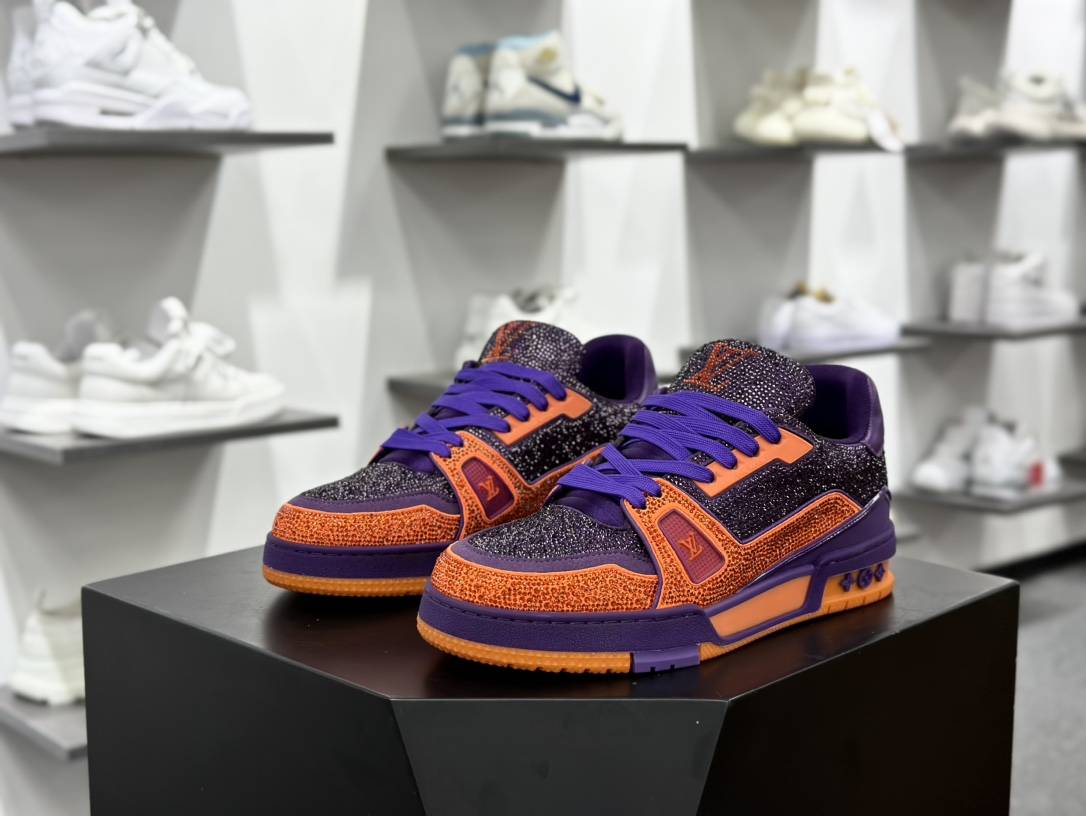 驴家 LV Trainer 低帮鞋 货号:xy659898