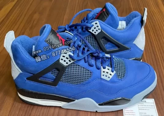 这款UNDEFEATED x Air Jordan 4样鞋成为了Eminem的Encore