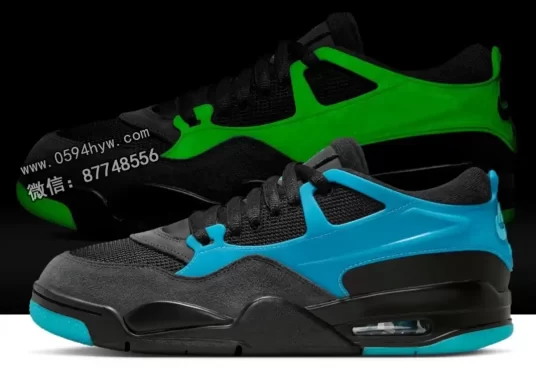Air Jordan 4 RM “Gamma Blue” 夜光细节闪耀