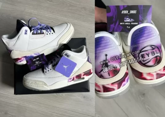 揭秘2025年Air Jordan 3 "EYBL" PE样鞋