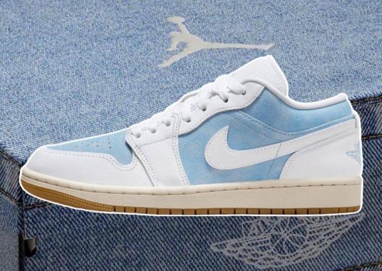 Air Jordan 1 低帮 牛仔“磨蓝” 现已上市（2025年7月）