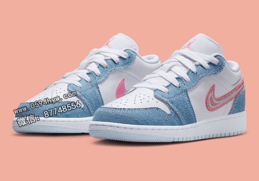 Air Jordan 1低帮儿童款 "牛仔亮片" 现已上市(2025年7月)