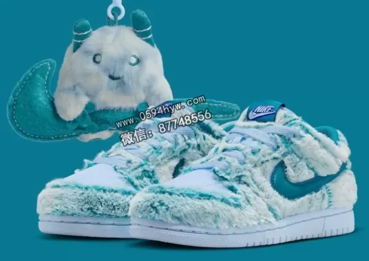 耐克Dunk Low“雪人”为儿童带来毛绒雪怪趣味