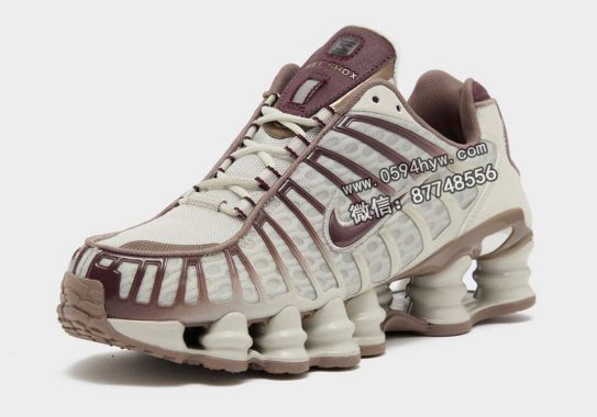 Nike Shox TL 秋季2025新款：“浅骨色/浅褐色”采用渐变TPU设计