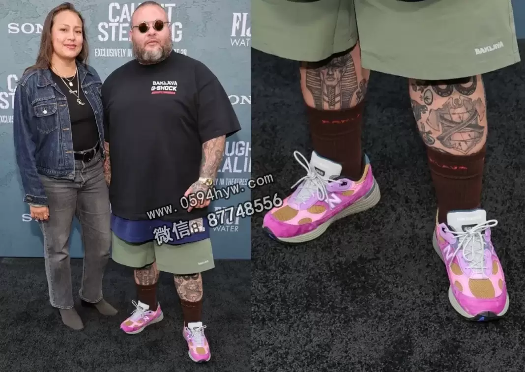 红毯亮相：Action Bronson x New Balance 992“宇宙玫瑰”款式露面