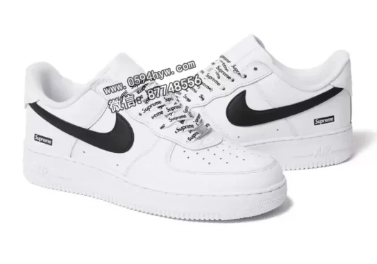 2025秋季发售：Supreme x Nike Air Force 1 Low "白黑色"
