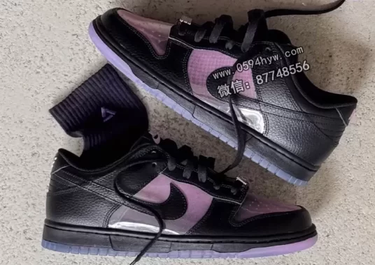耐克Dunk Low“粉色升腾”加入透明运动鞋潮流