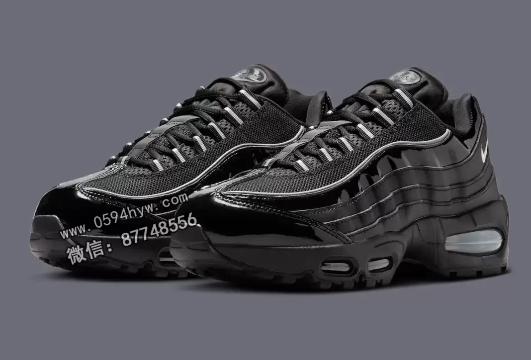 耐克Air Max 95 OG“黑色漆皮”现已上市（2025年8月）
