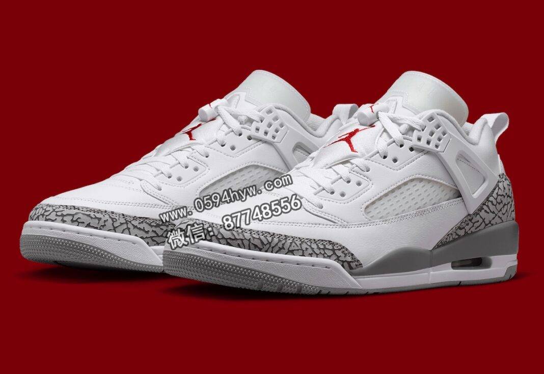 Air Jordan Spizike Low 以“白水泥”配色亮相