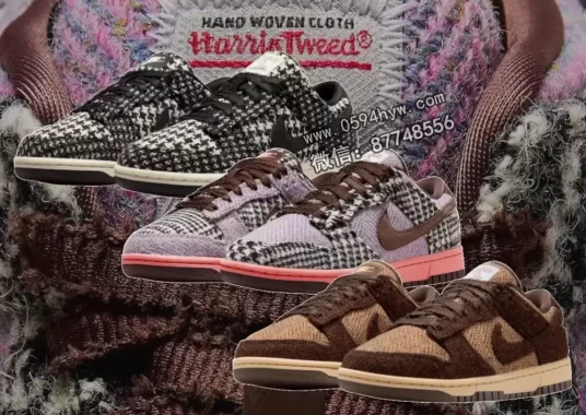 Harris Tweed x Nike Dunk Low 系列 9月3日发售