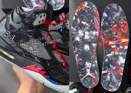 Air Jordan 5“变形金刚”PE款式详细解析