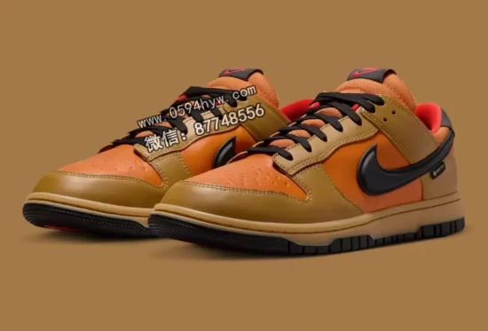 2025年秋季发售Nike Dunk Low Gore-Tex “小麦色/陶瓷”款式