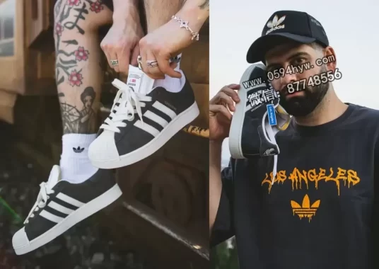 Qias Omar携手adidas打造Superstar II“LA”联名款运动鞋