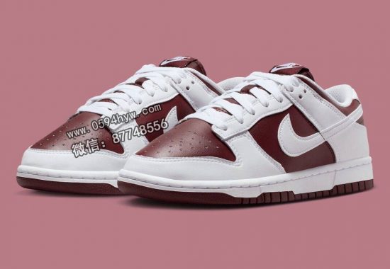 耐克 Dunk Low 经典双色风格延续 ‘Dark Team Red/White’