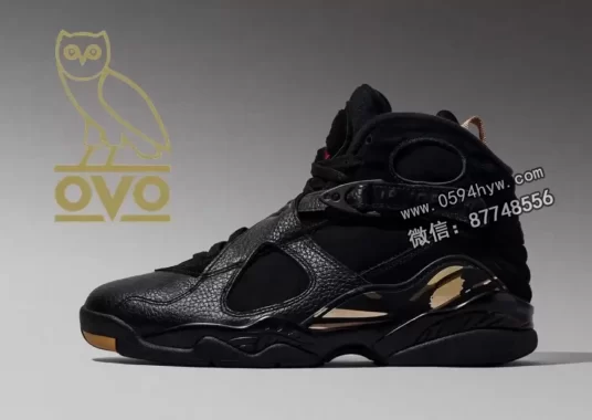 球鞋话题：OVO x Air Jordan 8 “黑色”