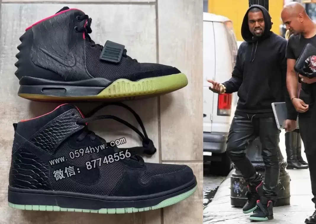耐克Dunk High Yeezy 2“太阳红”样品曝光