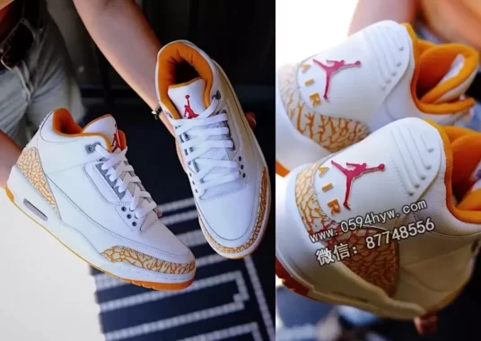 2026春季发售Air Jordan 3“橙柑”运动鞋