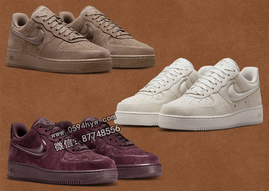耐克推出麂皮鞋面的Air Force 1低帮系列