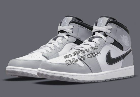 2025年秋季Air Jordan 1 Mid“浅烟灰”款式再度上市