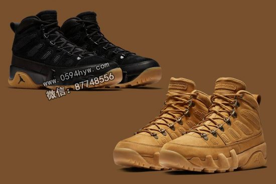 Air Jordan 9 Boot “黑胶” 现已上市 (2025年9月)