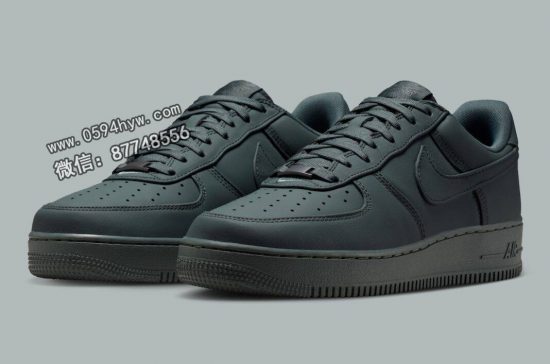 耐克Air Force 1低帮单色“轰炸灰”