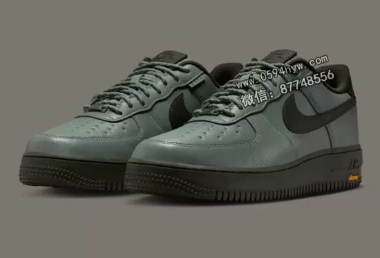 Vibram x Nike Air Force 1 低帮“Clay Green” 2025假日系列发售