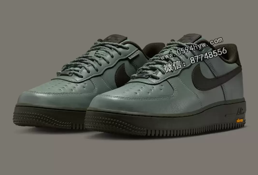 Vibram x Nike Air Force 1 低帮“Clay Green” 2025假日系列发售