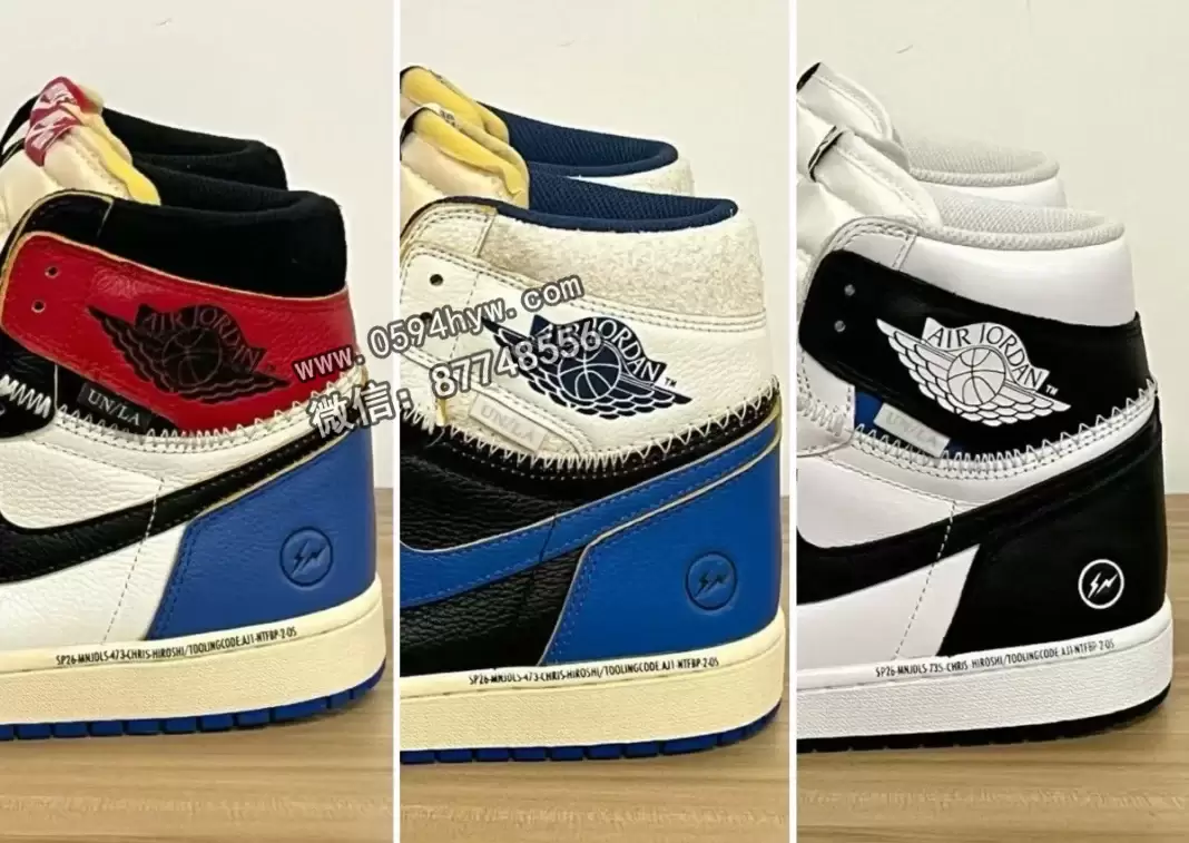 Fragment x Union x Air Jordan 1 High OG 联名系列将于2026年春季发布