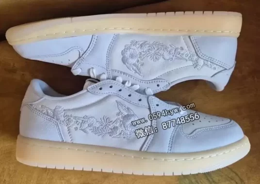 首次看：2026年Air Jordan 1低帮OG款“花卉Swoosh”