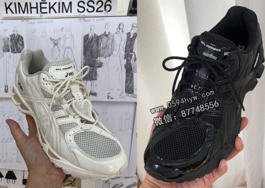 亚瑟士携手 KIMHĒKIM 推出心形装饰的 GEL-Nimbus 10.1 运动鞋