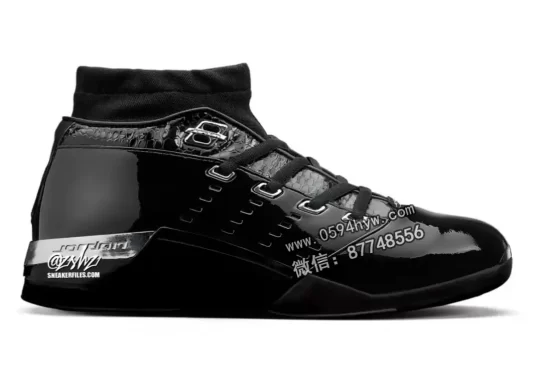 2026年秋季发售Air Jordan 17 Low “黑漆皮”