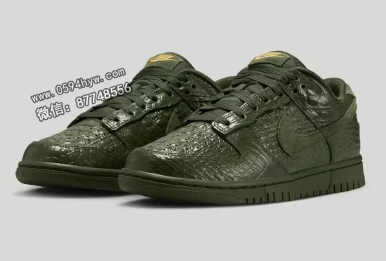 耐克Dunk Low “绿鳄鱼”现已上市(2025年11月)
