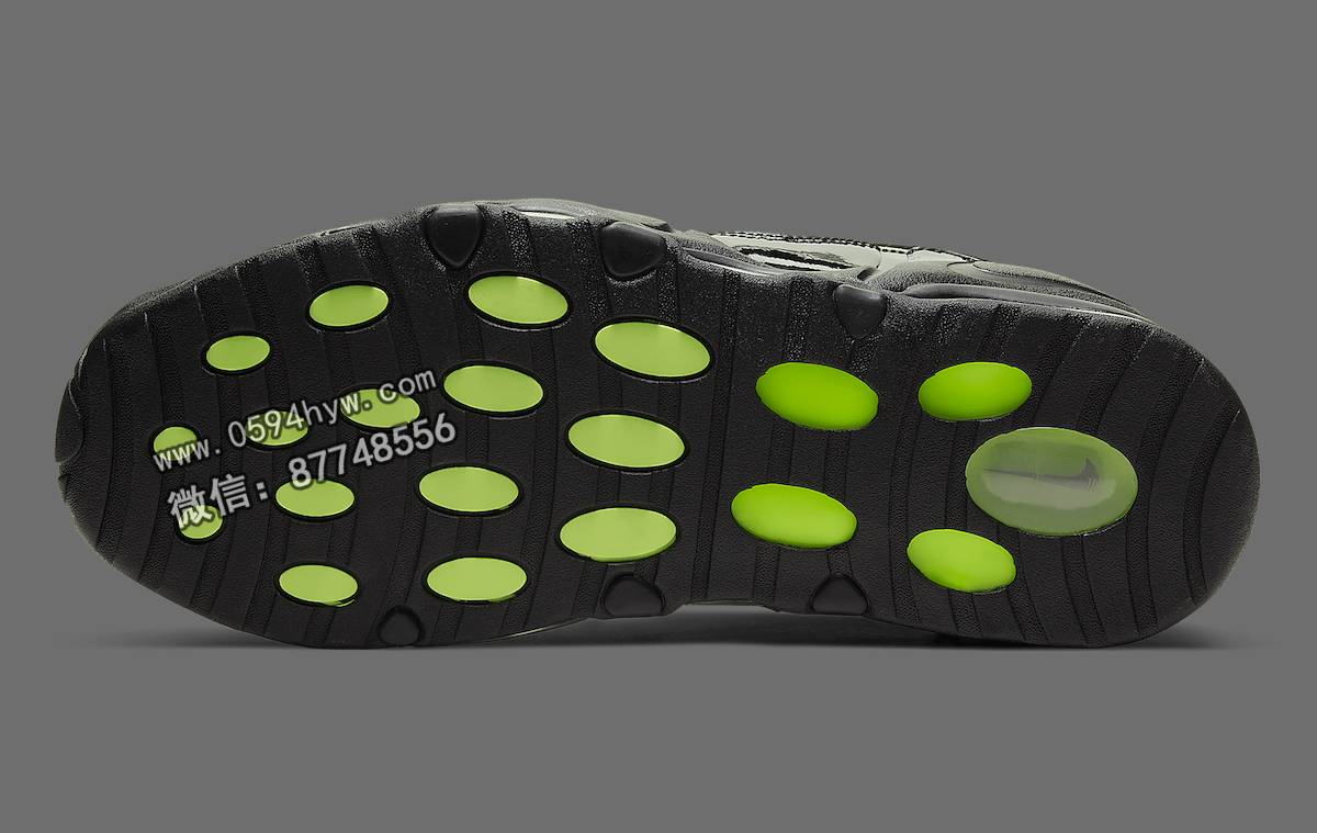 Nike Air Max Uptempo 95 Black Volt pair shot