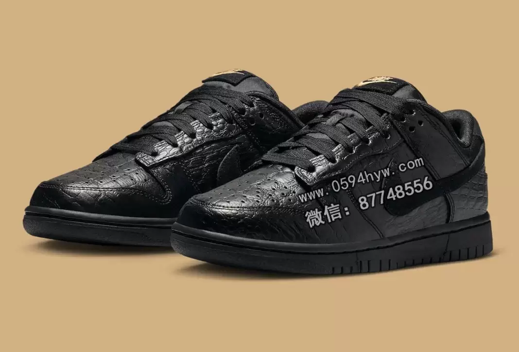 耐克Dunk Low“黑鳄鱼”现已上市（2025年11月）