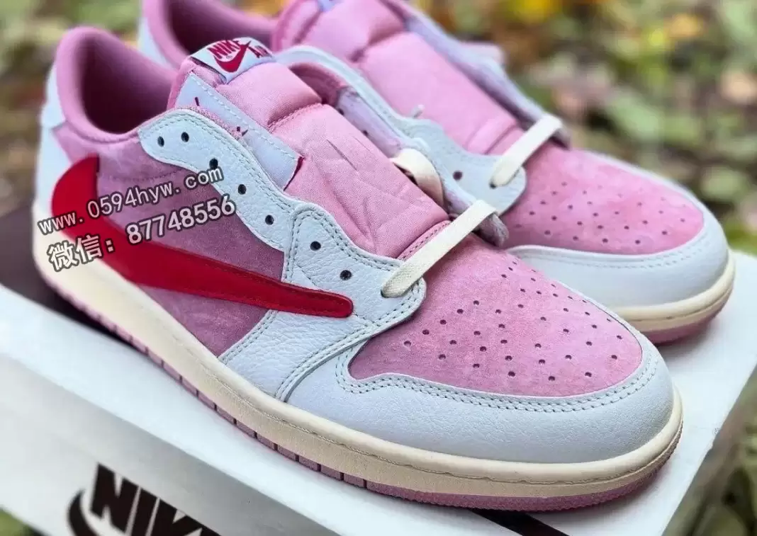 Travis Scott x Air Jordan 1 低帮OG款“Shy Pink” 2026年夏季发布