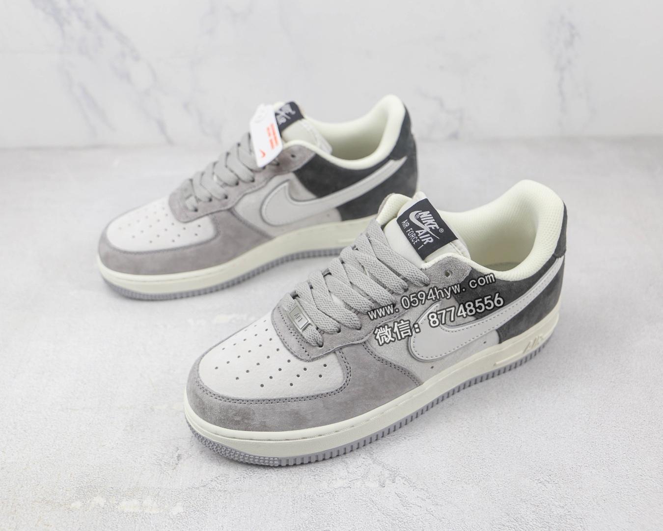 Nike Air Force 1 Low 07 白灰绿拼接色 货号：DW0831-896 编码：AEE1F