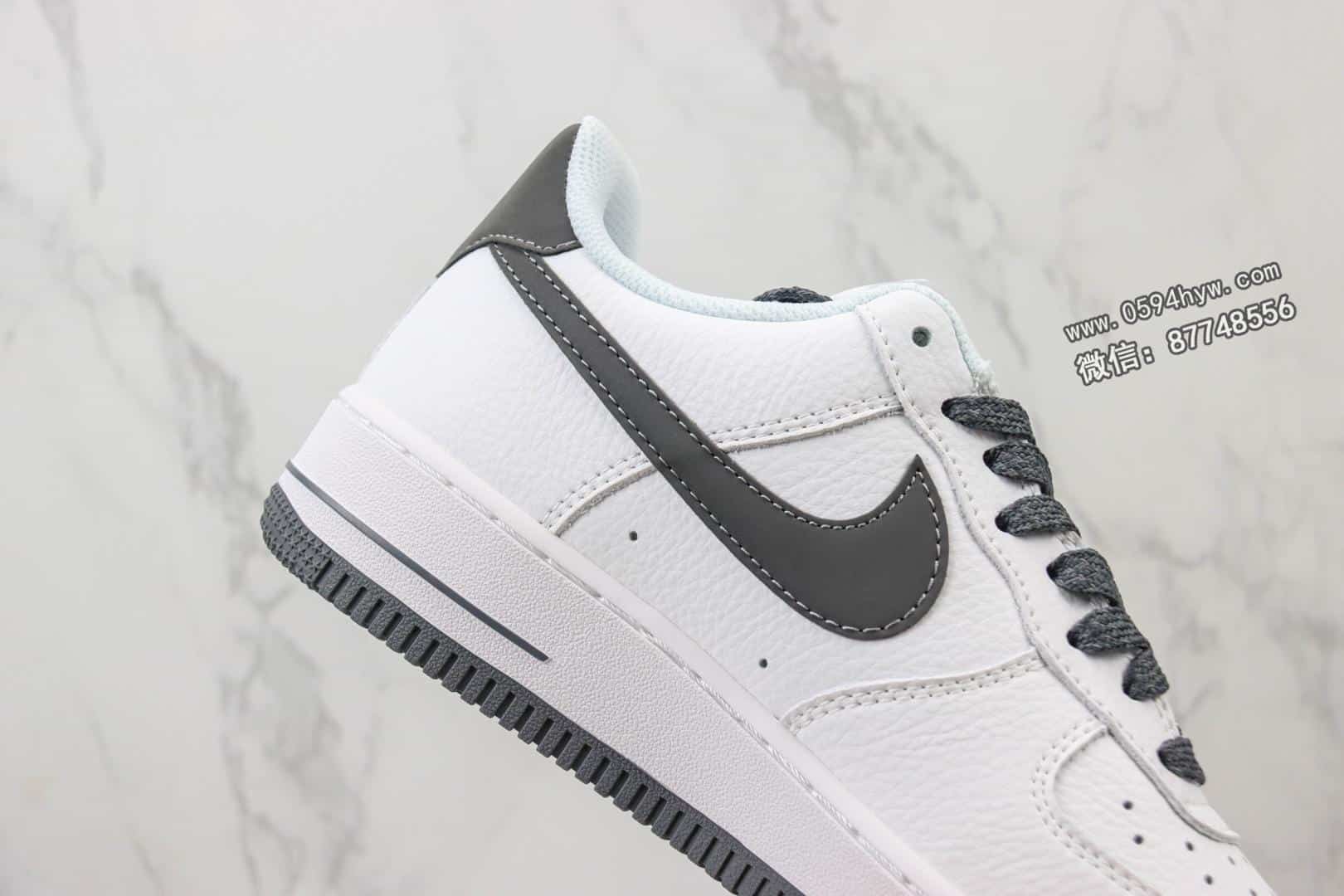 空军 爱签名 白灰 LO1718-063 Nike Air Force 1 Low 空军一号低帮运动休闲板鞋